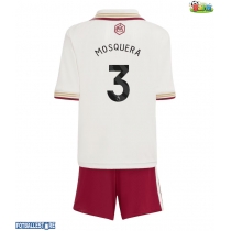 Arsenal Cristhian Mosquera #3 Tredjedraktsett Barn 2025-26 Kortermet (+ Korte bukser)